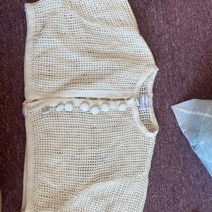 Sweater shorts two piece set